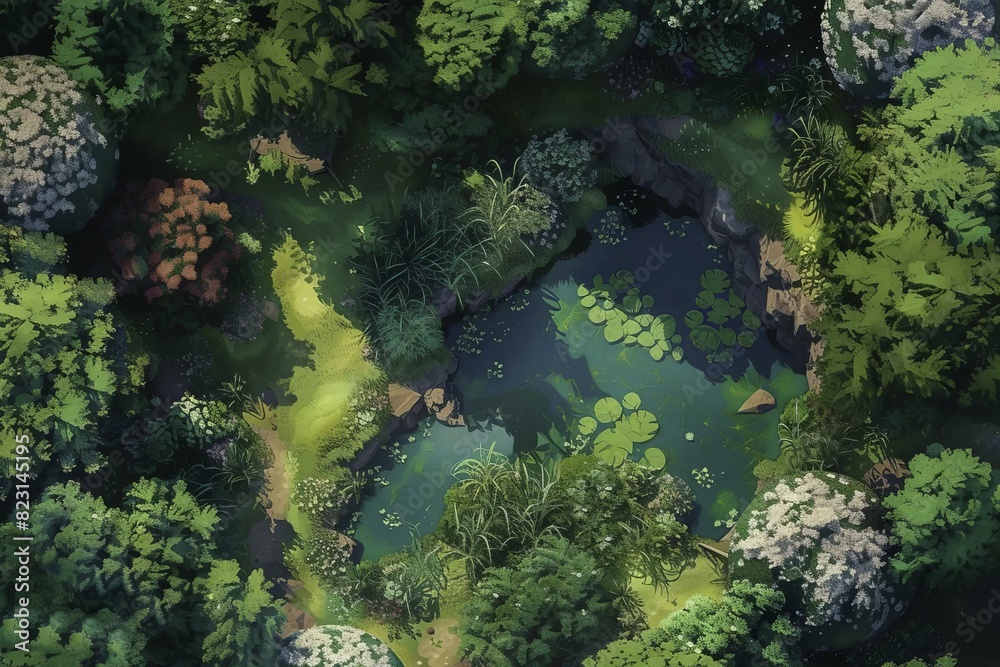 Dnd battlemap enchanted meadow mysterious battlemap forest showerror