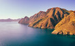 © vvvita - Panorama of the rock in the sea Aerial view. Cabo de Gata-Níjar reserve. El Portus, Almeria Andalusia Spain Horizontal banner