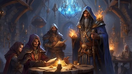 Wizard Army Guild Fantasy concept
