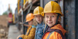 © Oleksandr - Children in construction hats helping with tasks showing attention to detail