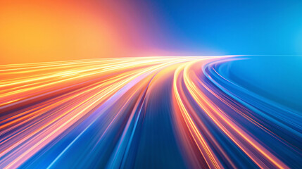 Wall Mural - speed line motion curve background, abstract kv main visual business ppt concept illustration