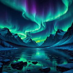 aurora landscape