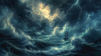 Chaos Reigns on the Stormy Seas