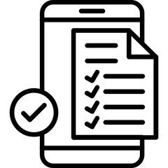 Canvas Print - Checklist icon