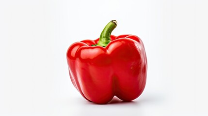 Wall Mural - vibrant whole pepper isolated