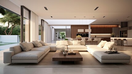 Poster - elegant villa interior