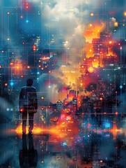 Poster - Digital transformation concept illustration