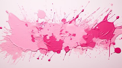 Wall Mural - canvas pink paint splat