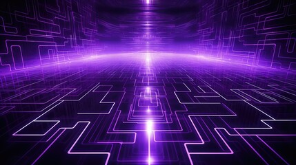 Aufkleber - lights purple neon background