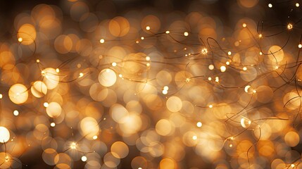 Canvas Print - close twinkle lights transparent background