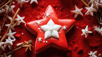 icing red star