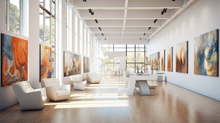 Wall Mural - design art gallery interior