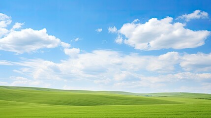 Wall Mural - fluffy sky cloud blue