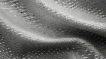 Poster - fabric gray cotton texture