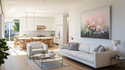 Sticker - spacious suburban home interior