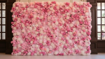 Wall Mural - stunning pink flower wall