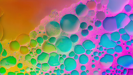 Poster - Abstract color splash, exploding colorful pigments, particles artistic concept background.