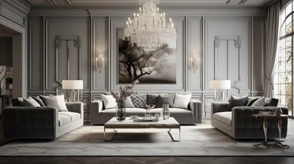 Poster - sophistication luxury grey