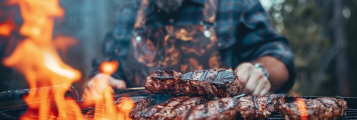 Friends celebrating labor day with a bbq in the park, showcasing relaxation and camaraderie