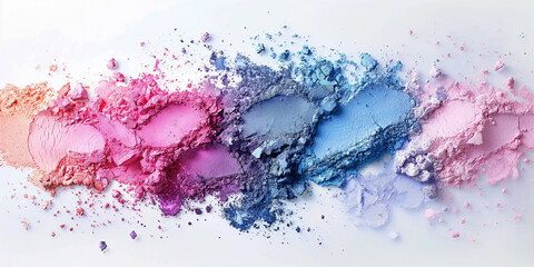 abstract background.Artistic makeup palettes