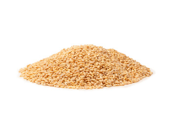Wall Mural - Wheat grain isolated on a white background.