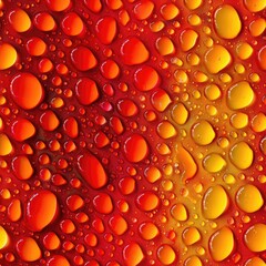Poster - Close up of water droplets on a surface. Suitable for backgrounds