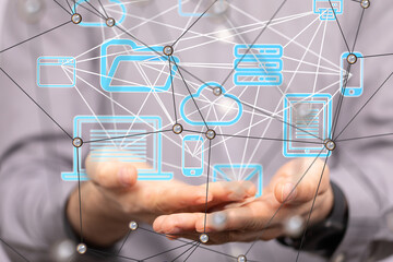 futuristic wave, futuristic data stream