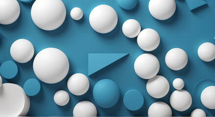 Three Dimensional Abstract Design with Wave Patterns
