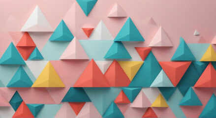 Wall Mural - abstract geometric background