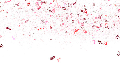 Poster - percent rain shopping digital in 3d. transparent PNG