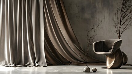 Poster - the background in layers of sophistication, where sleek lines and subtle nuances speak volumes. Capture the essence of refinement and class in every meticulously crafted detail.