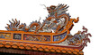 Dragon statue in Hue imperial architecture