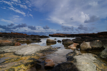 rocks on the beach in Spain