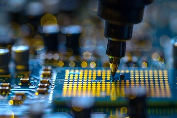 Poster - intricate circuitry a technological masterpiece unveiled
