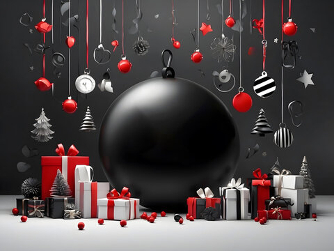 Black Friday sale. Concept of creative marketing during the sale period or season design.