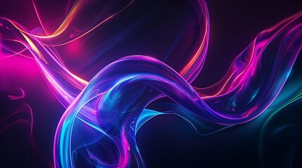 abstract, futuristic, design, background, copy space, modern, blue, bright, creativity, no people, color image, computer graphic, illustration, technology, curve, glowing, horizontal, image, purple, a