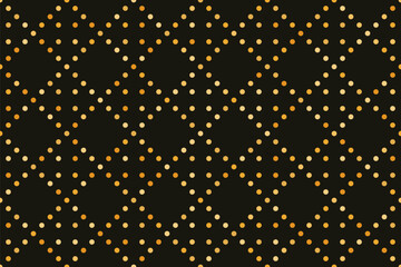 Wall Mural - rivet black faux leather seamless pattern. vector illustration timeless design. full brass rivets se