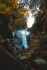 A beautiful waterfall in Azerbaijan