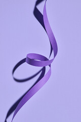 Purple serpentine on a light purple background