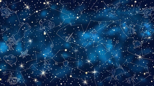 Amazing outer space background with stars and shining lights.