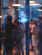 © Johannes - Blurred shot of business people at party in office center