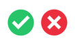 © ValGraphic - Check mark and cross mark icons
