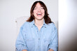 © Guille Faingold/Stocksy - Real laugh at office