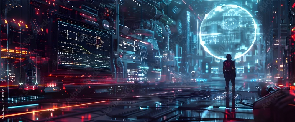 Computer systems, hardware, sci-fi, future technology It feels like a ...