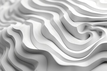 Poster - Detailed view of a textured wavy surface, suitable for backgrounds or abstract designs