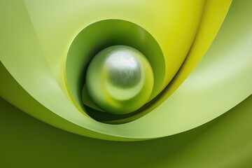 Poster - Detailed close-up view of a green and white object, suitable for various projects