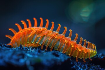 Poster - Vibrant close-up of a colorful insect. Ideal for science and nature projects