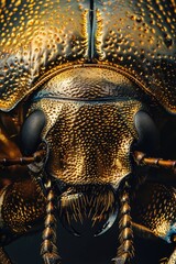 Poster - Close-up of a beetle's face, perfect for educational materials