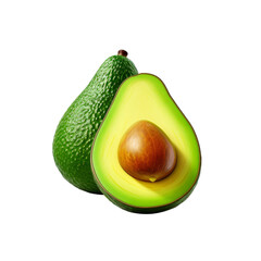 Sticker - Avocado isolated on transparent background, png, cut out