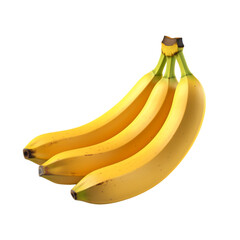 Sticker - Banana isolated on transparent background, png, cut out